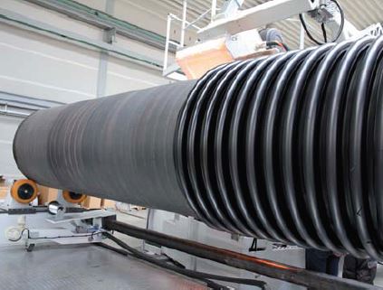 winding of corrugated pipe